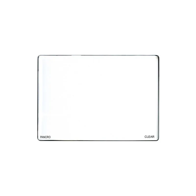 Pancro 4x5.65" Clear Optical Flat Filter