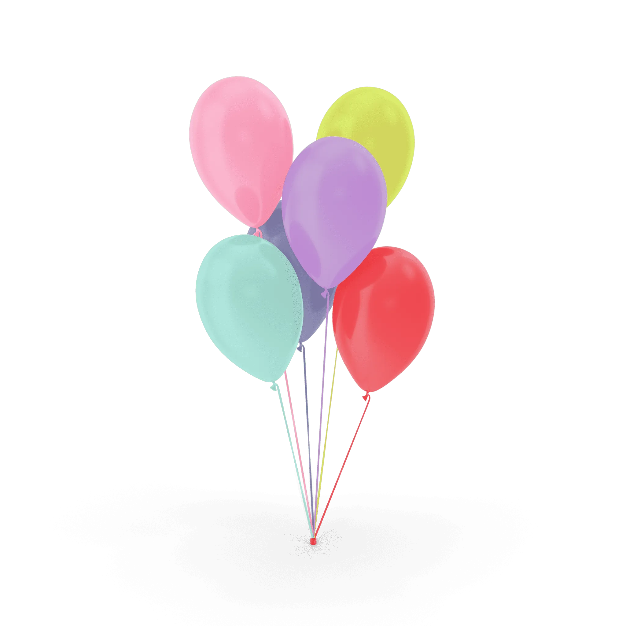 Ballons mix Pastell