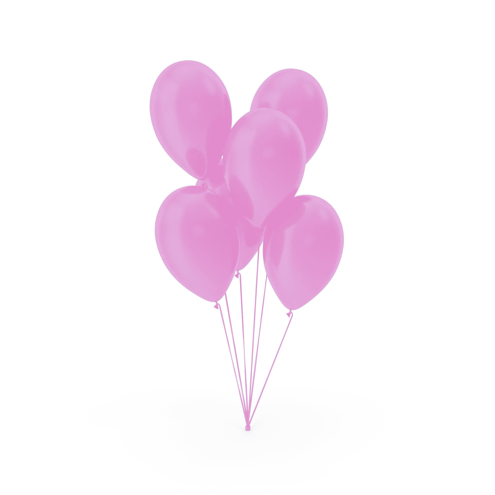 Ballons pink Pastell