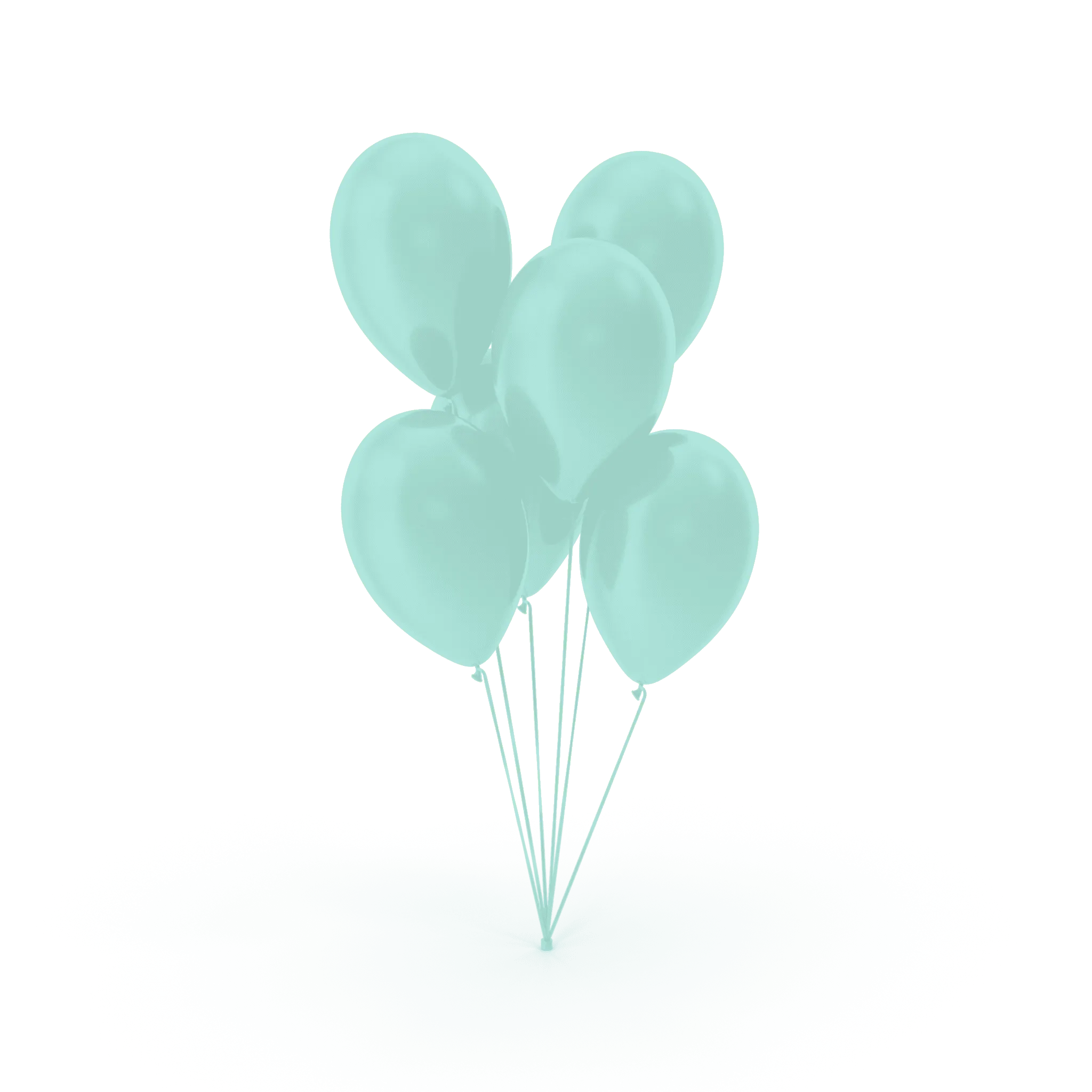 Ballons tiffany Pastell