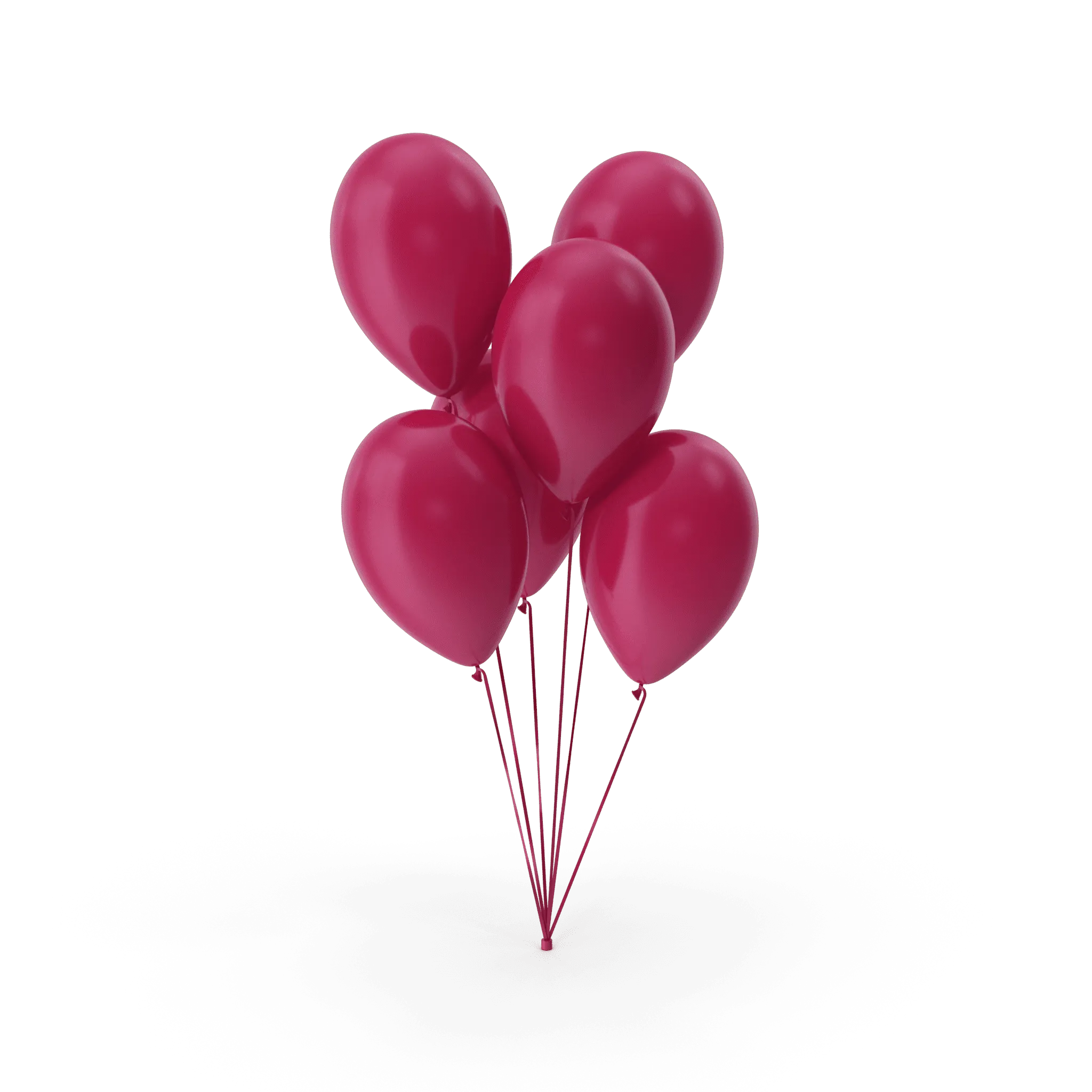 Ballons rosa rot Standart