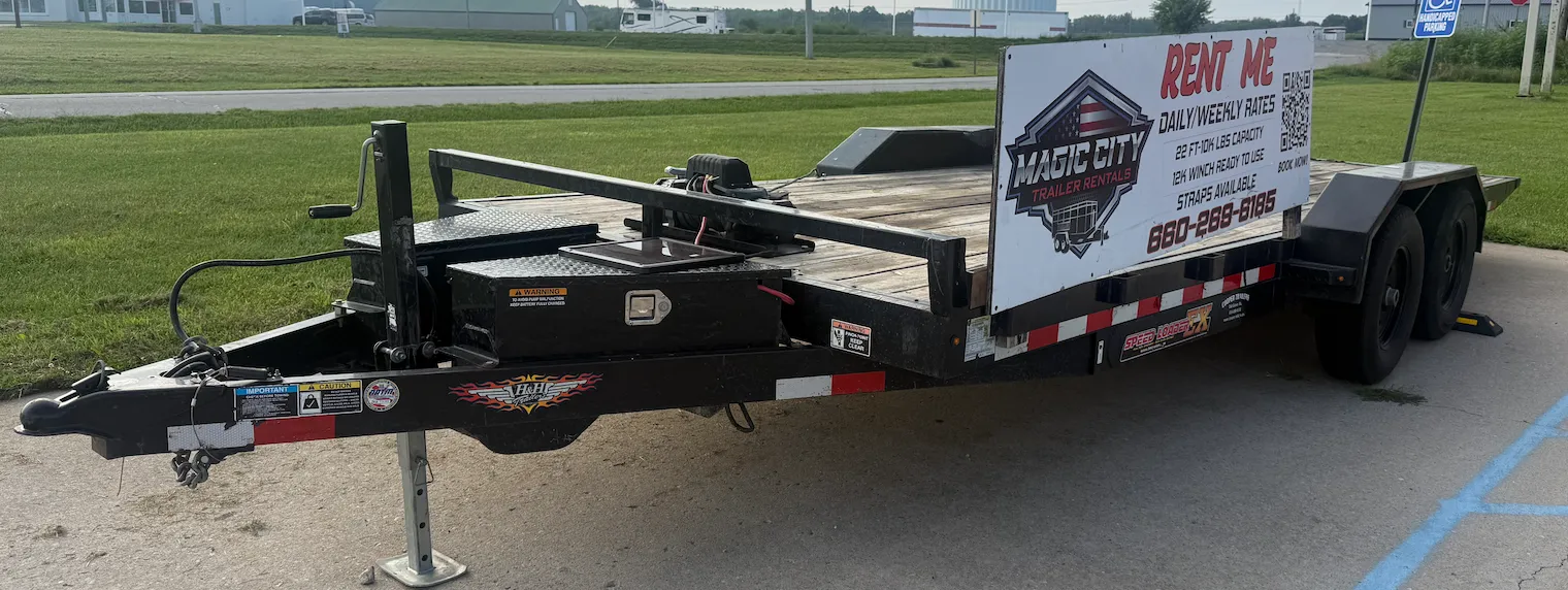 20ft Flatbed-Hydraulic bed