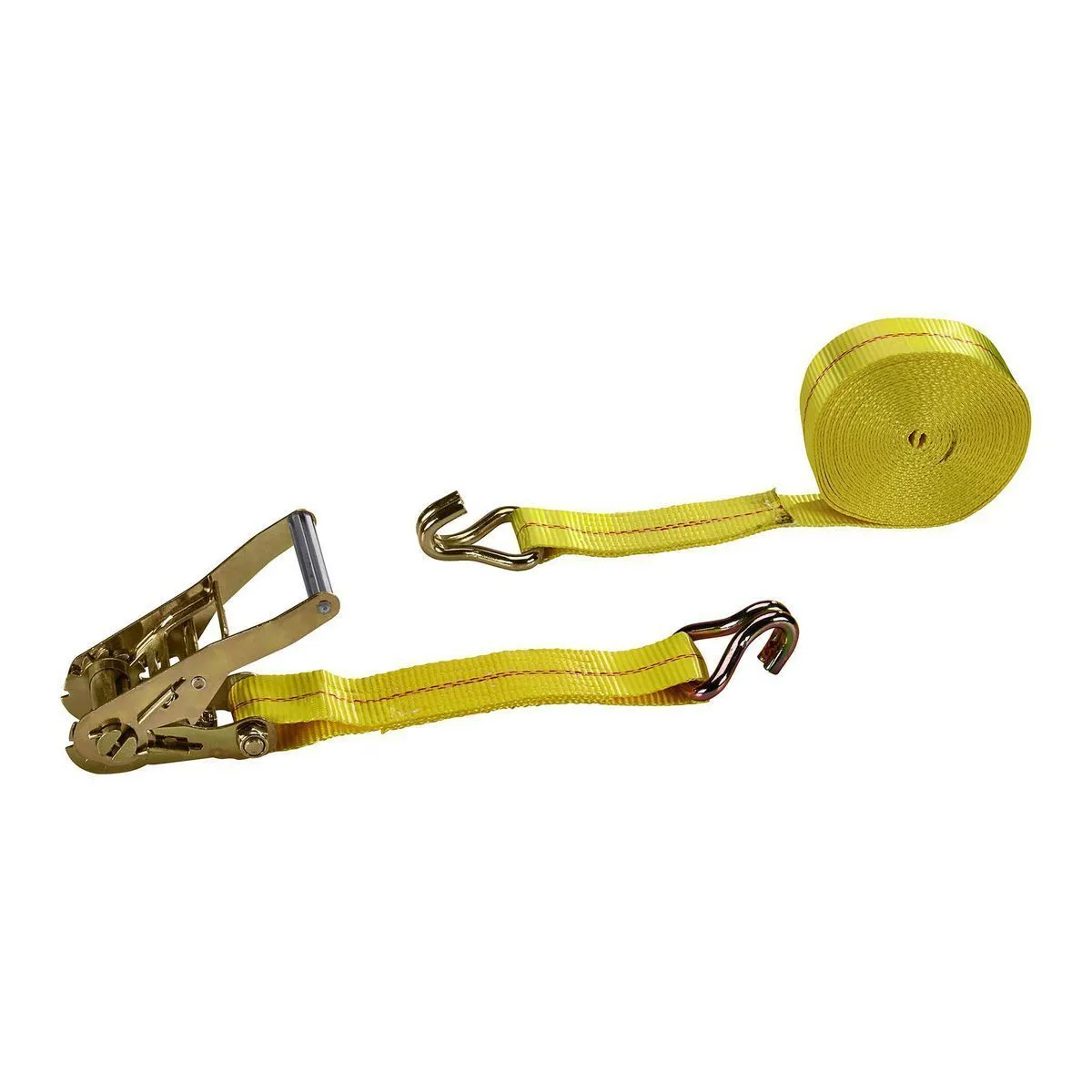 Utility Ratchet Straps with J-Hooks - 4 Pack 2" x 27'