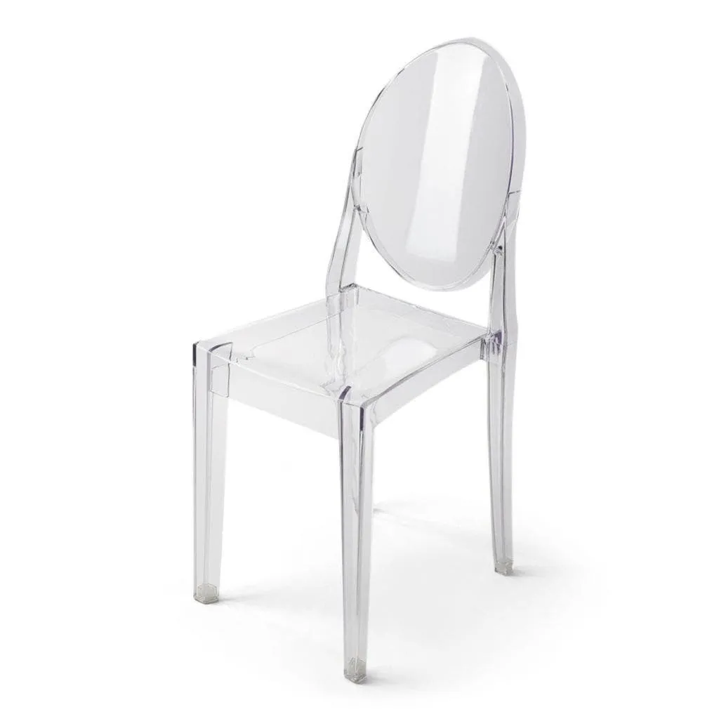 Clear Ghost Chair no arms 