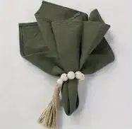 OLIVE GREEN MINIMAT NAPKIN 