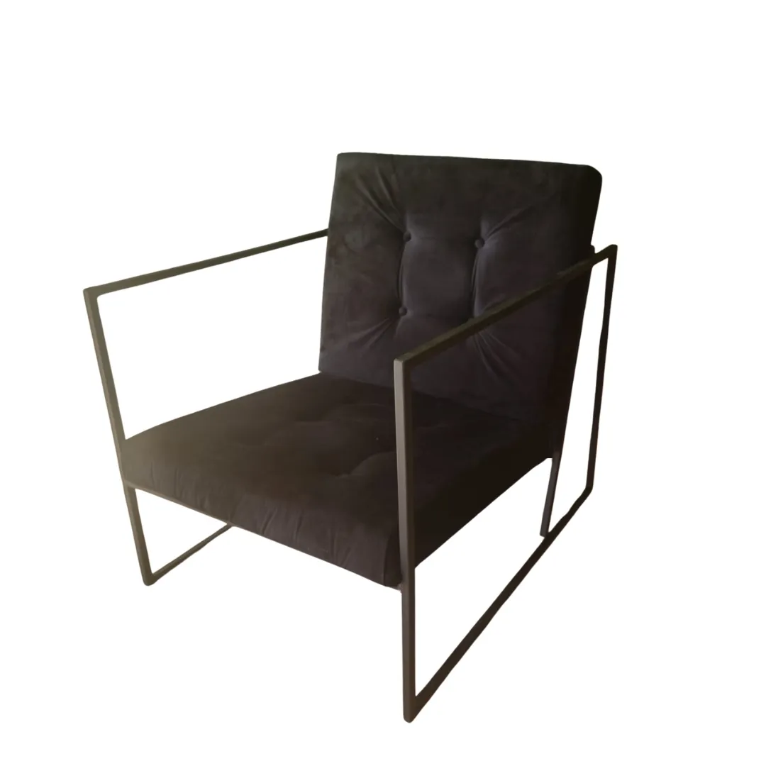 Jessica Single Seater Black Velvet