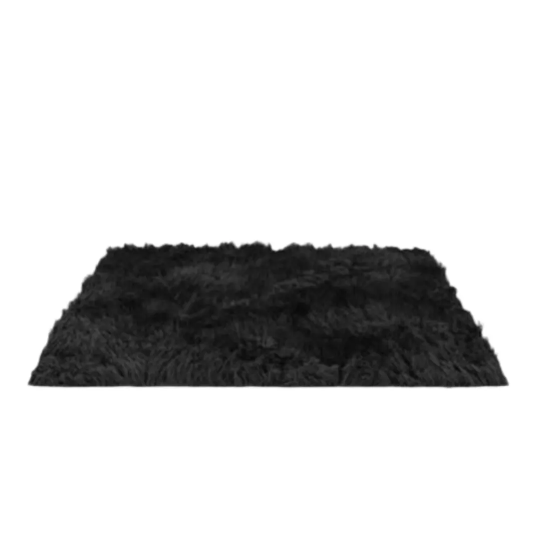 Black Fur Carpet