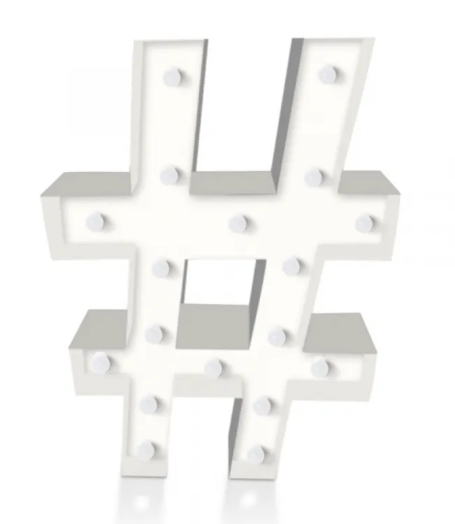 #_Marquee Light 1 meter height