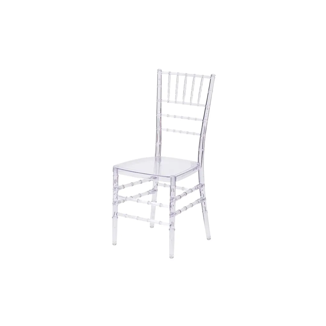 Clear Kiddies Tiffany Chairs 