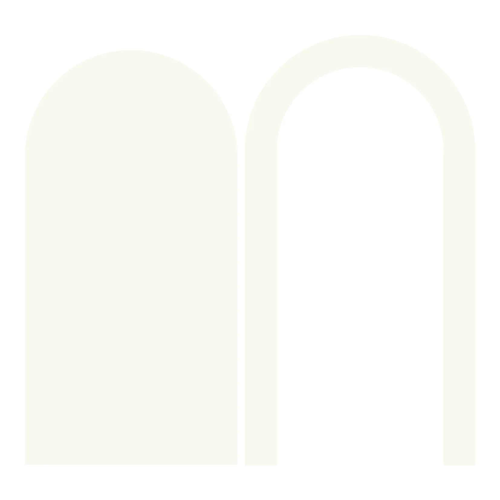 2 piece White Arch & Open Arch Backdrop