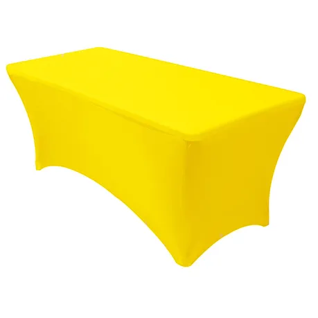 Yellow Stretch Rectangular table cloth