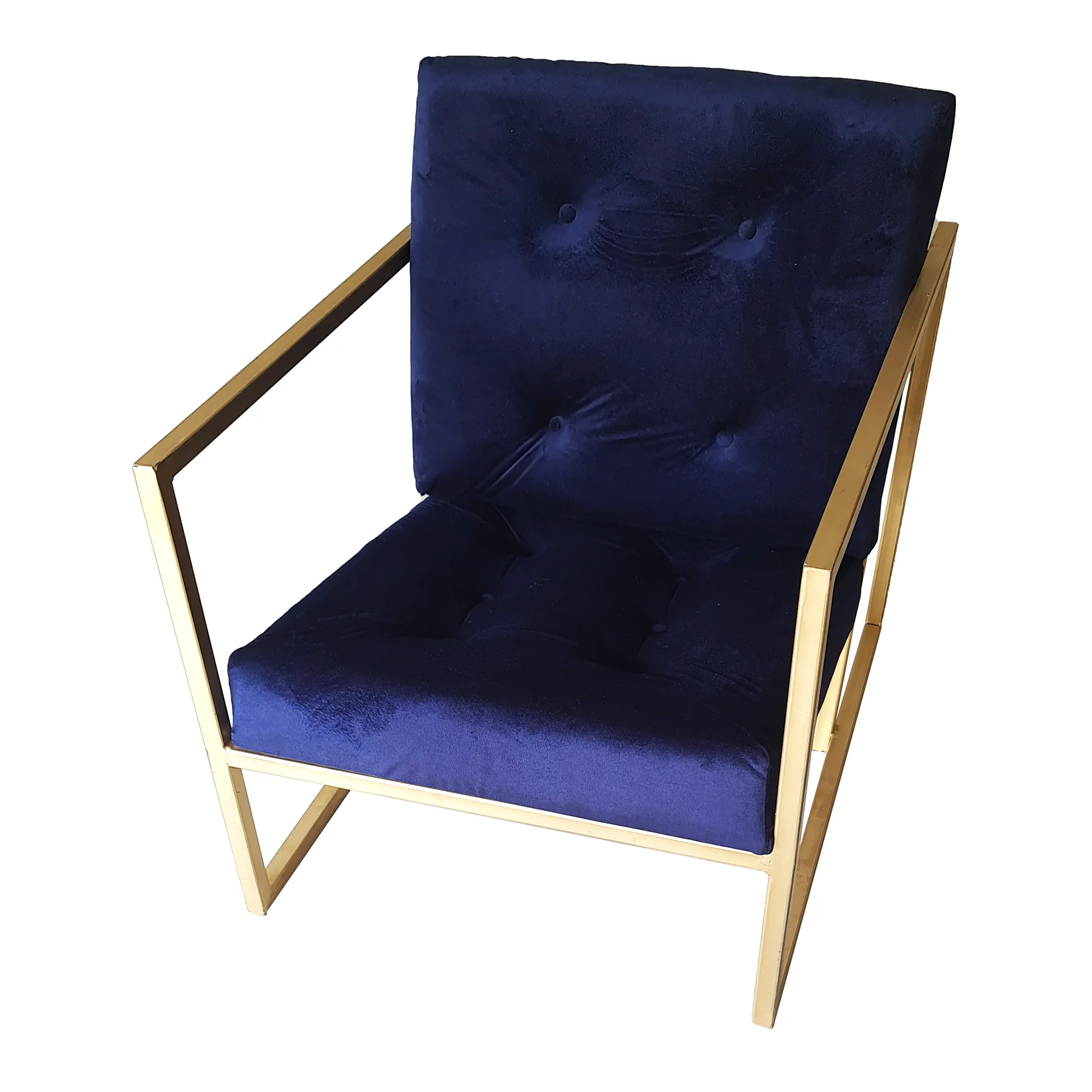 One Seater Navy Blue Jessica Couch 