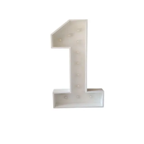 Number 1 Marquee Light (1 meter)