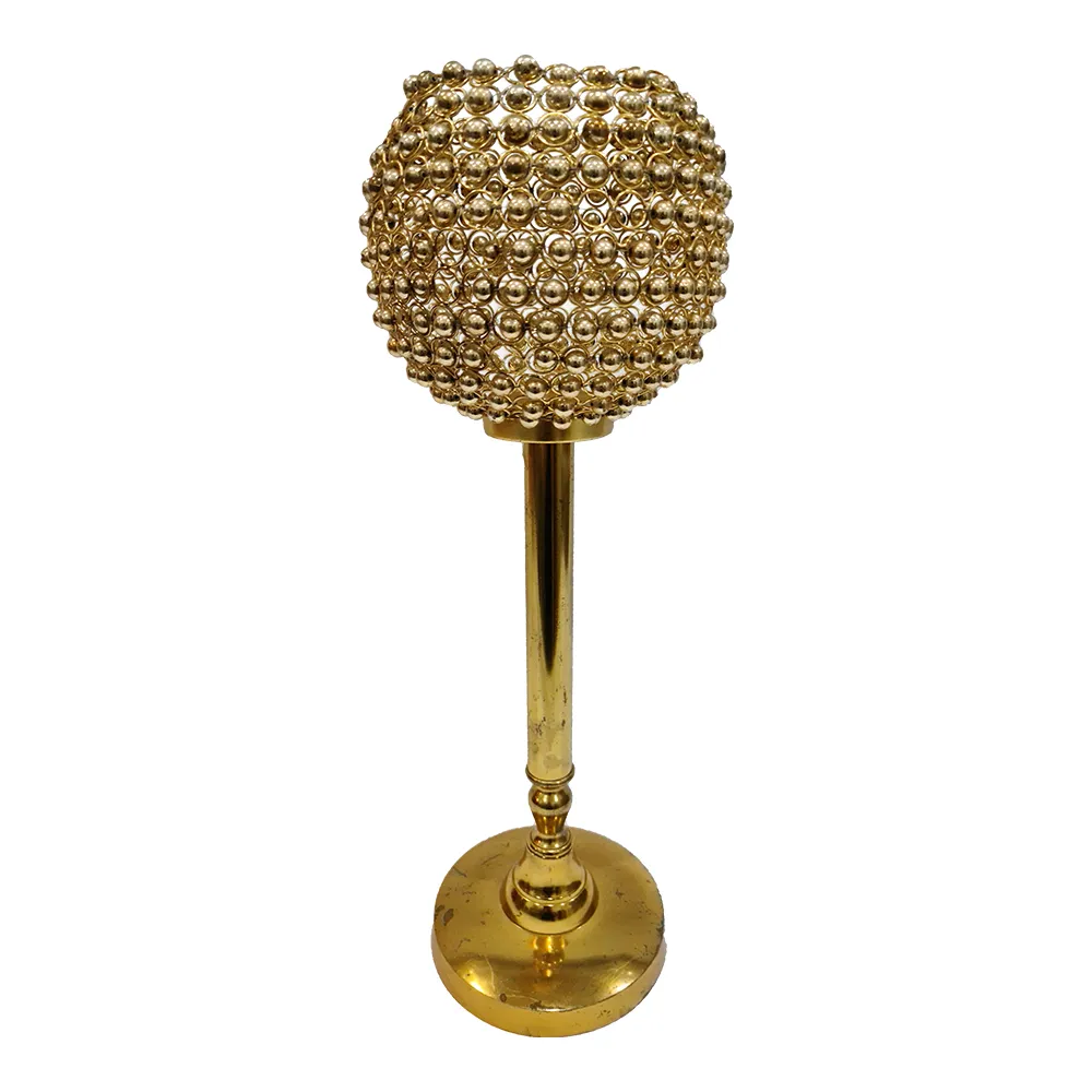 Gold Beaded Motive Centerpiece