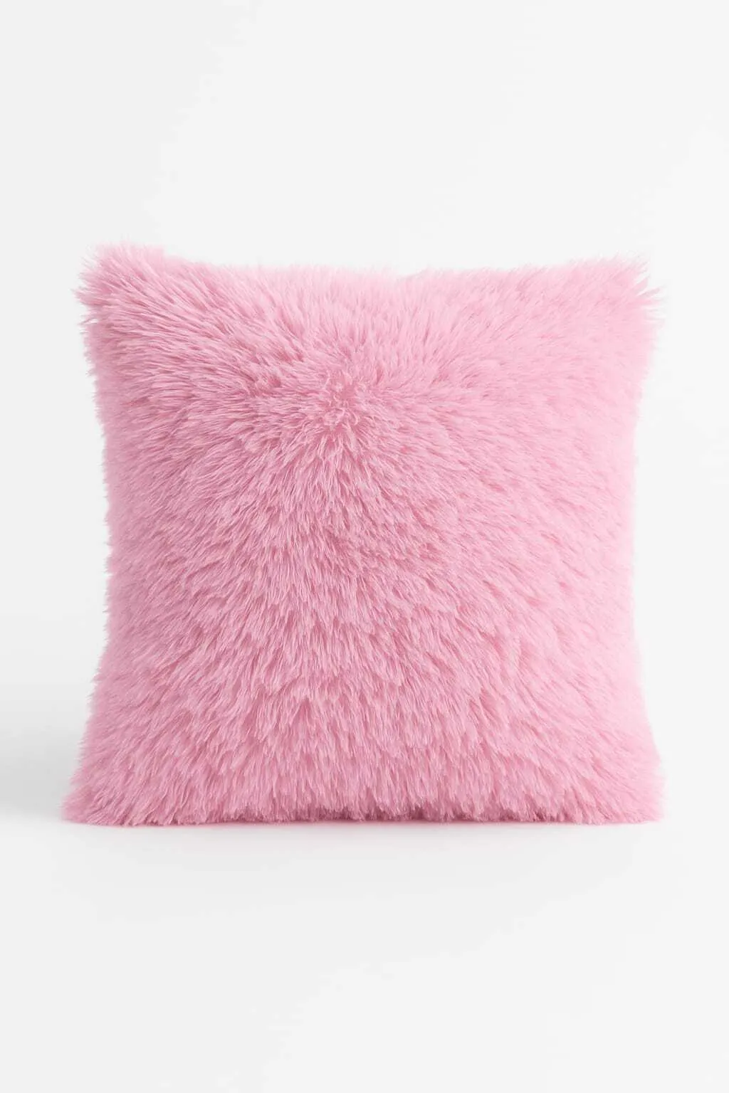 LIGHT PINK FUR SCATTER CUSHION