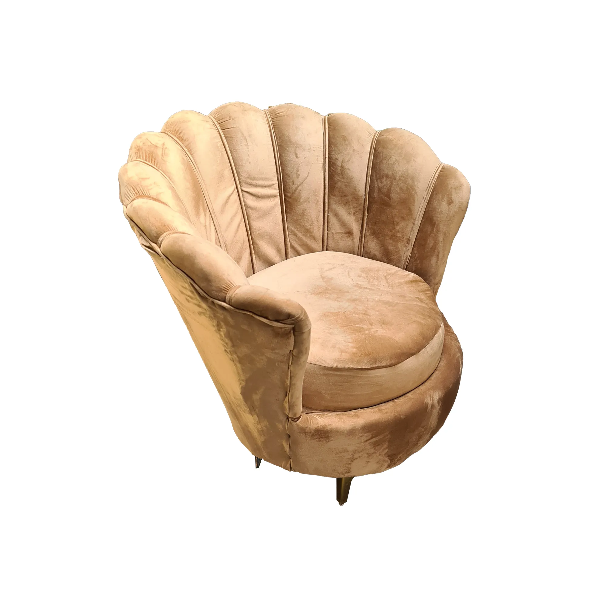 Single Tulip Couch (Golden Brown)