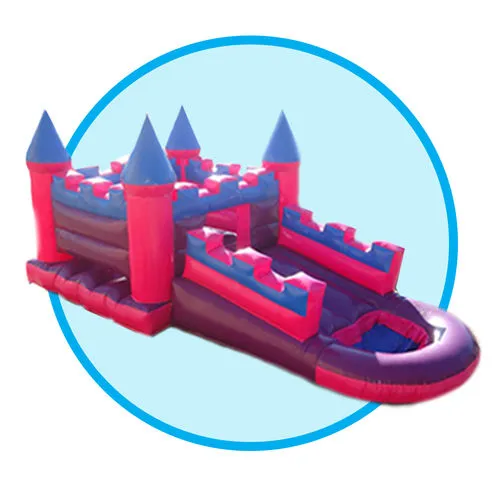 Fairy 2 in 1 · 4m x 8m · Slide with Pond