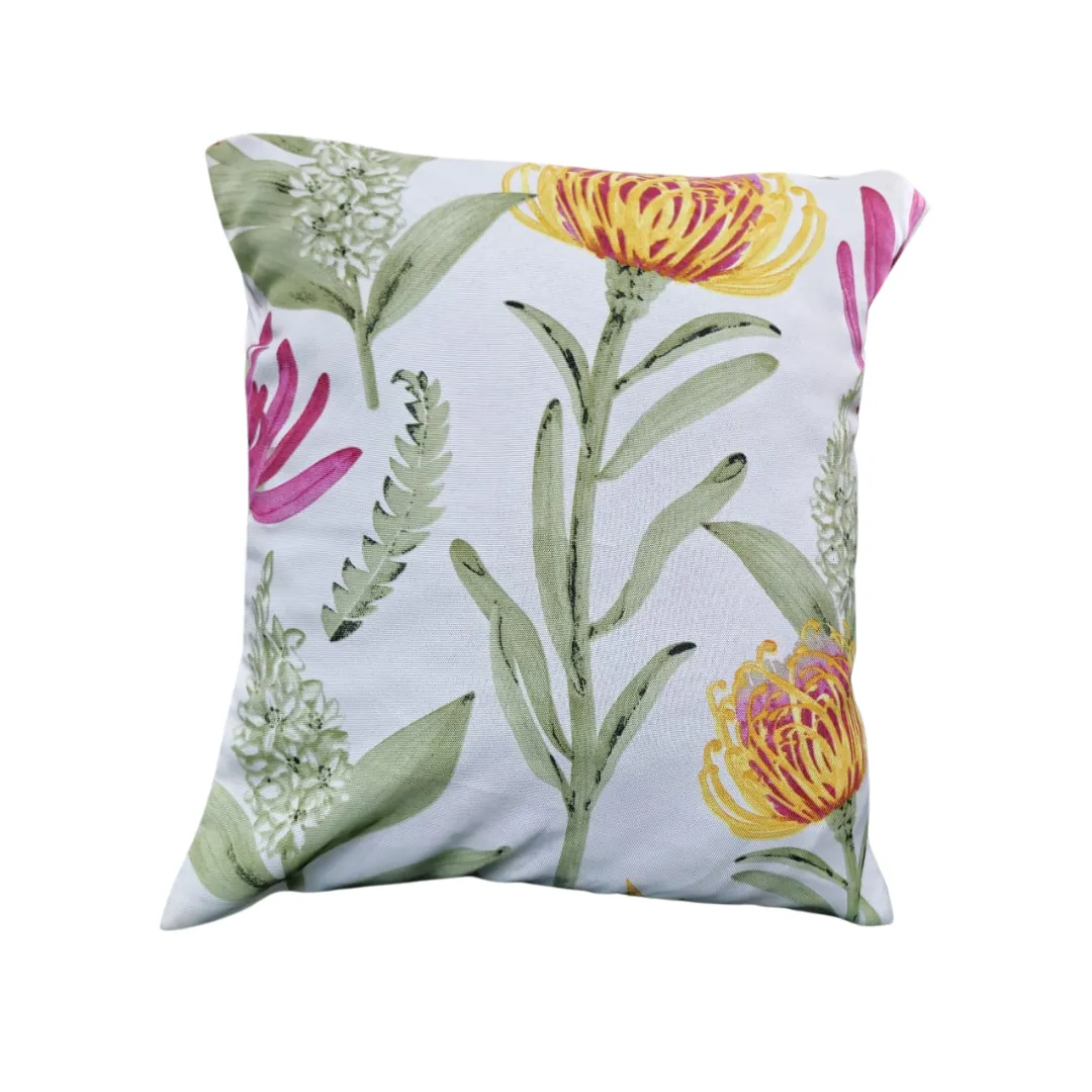 Yellow and pink Flower Scatter Cushion