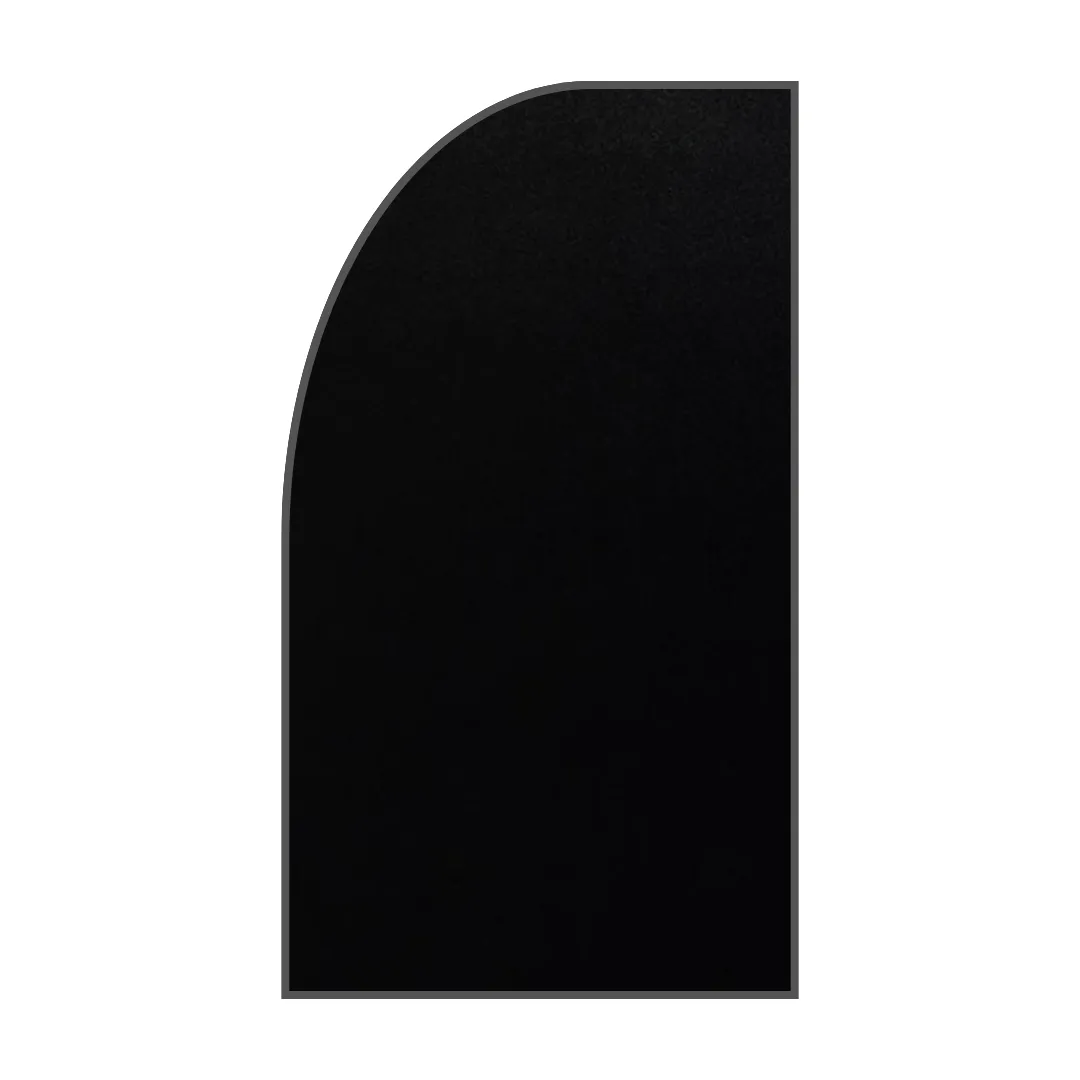 Black Arch Curved Backboard 1800mmx 900mm