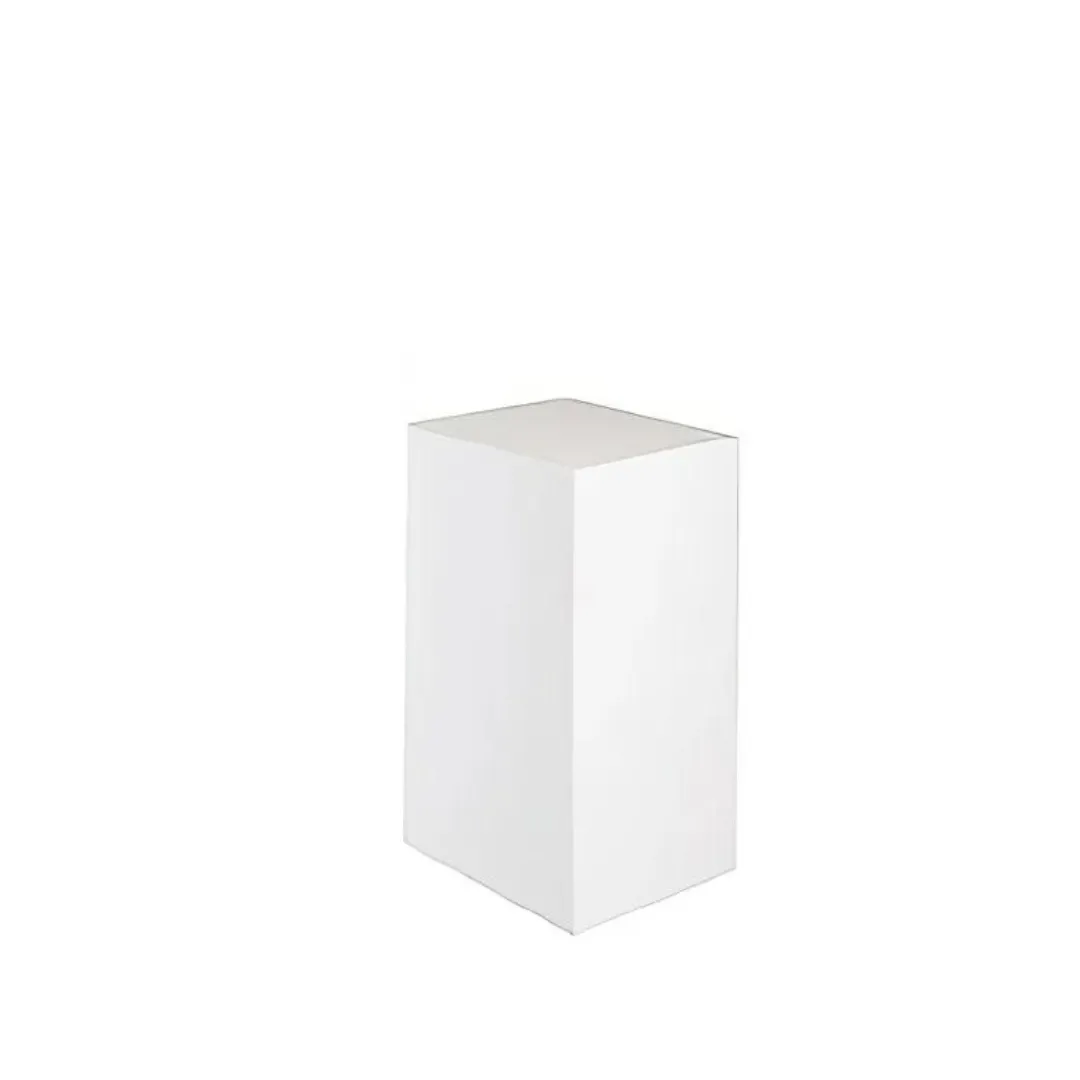 White Square Plinth H600mm