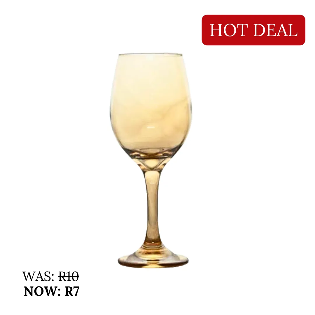 Gold Wine Glass