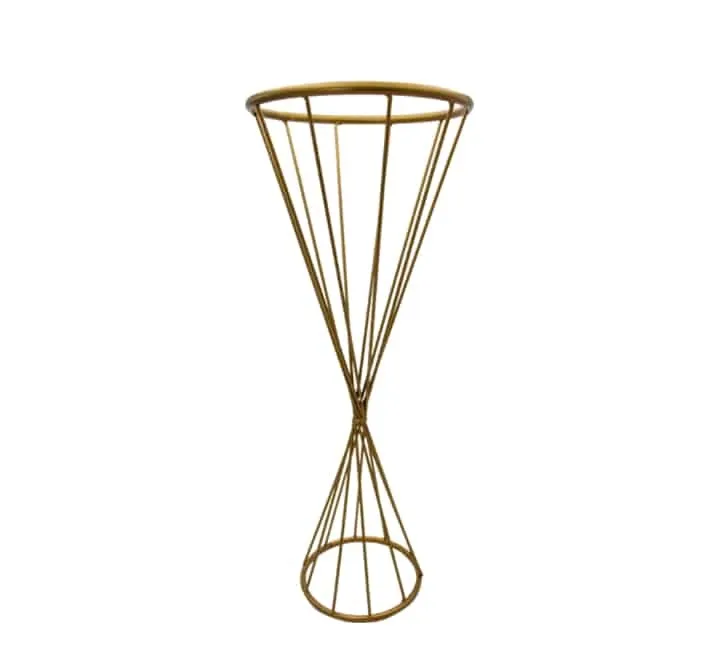 Gold Wire Flower Stand 