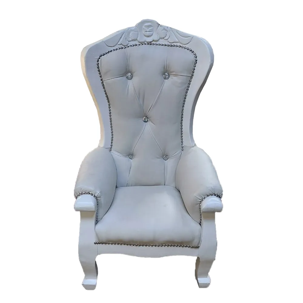 White Kiddies Throne Chair 