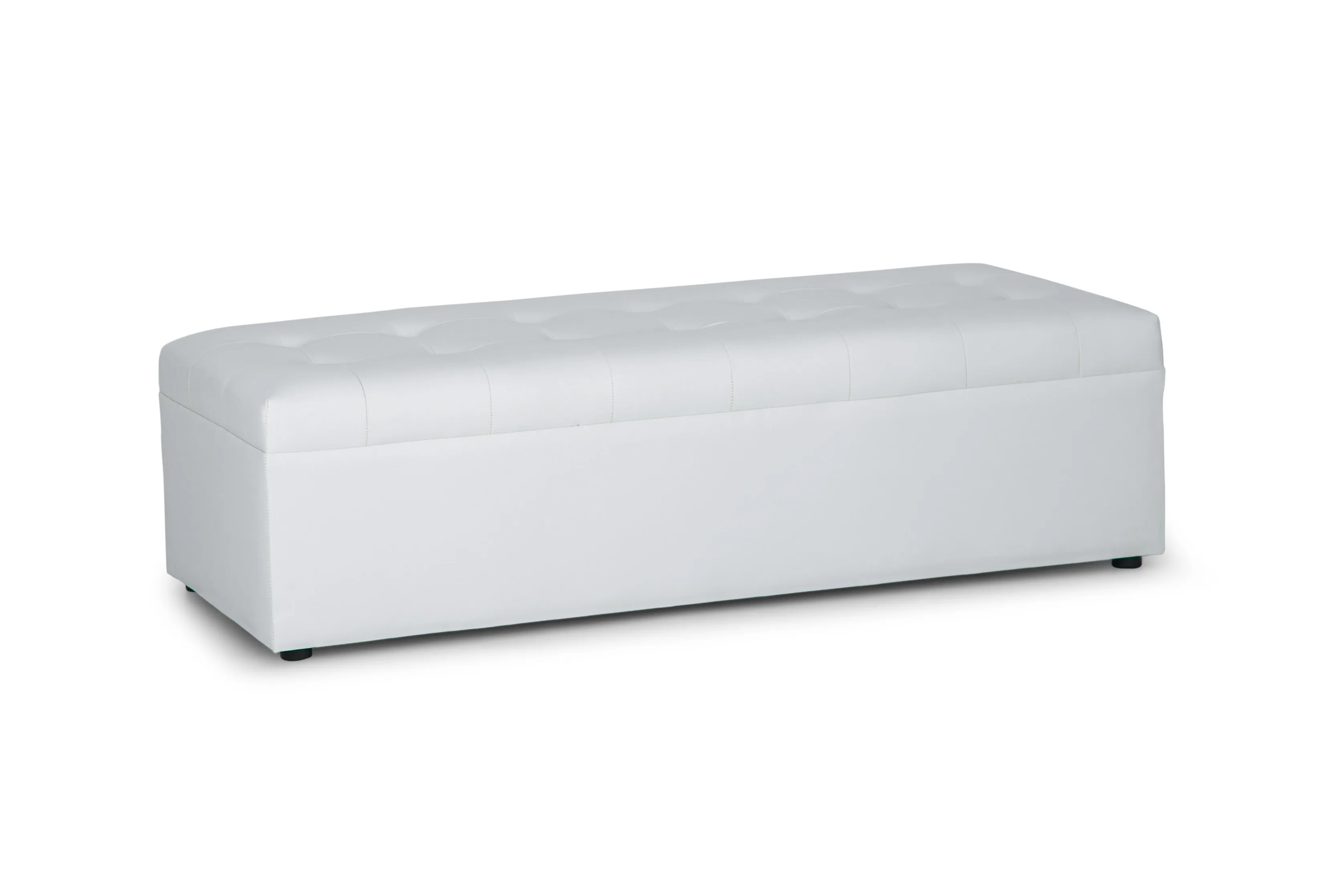 Rectangular Ottoman White