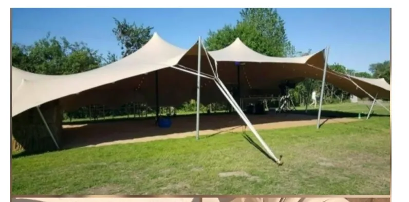 BEDOUIN STRETCH TENT 9X15 WATER PROOF BEIGE