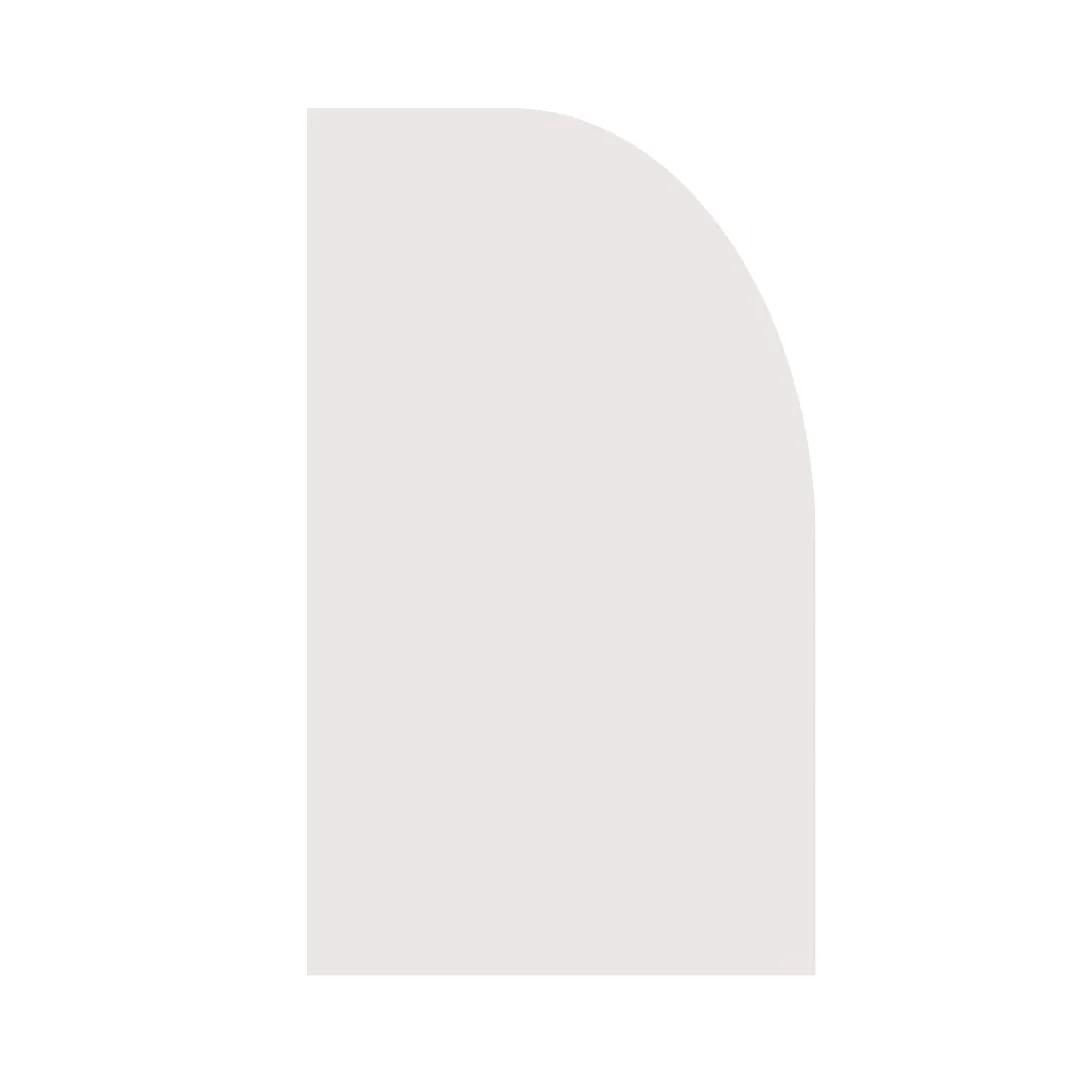 White curved Arch Backboard (LEFT)