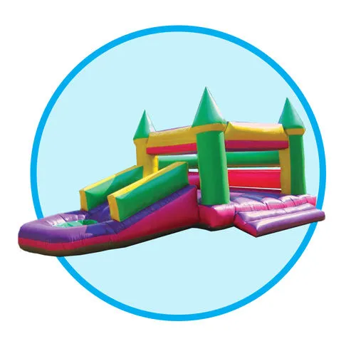 Slide and Side, with pond 4m x 6m