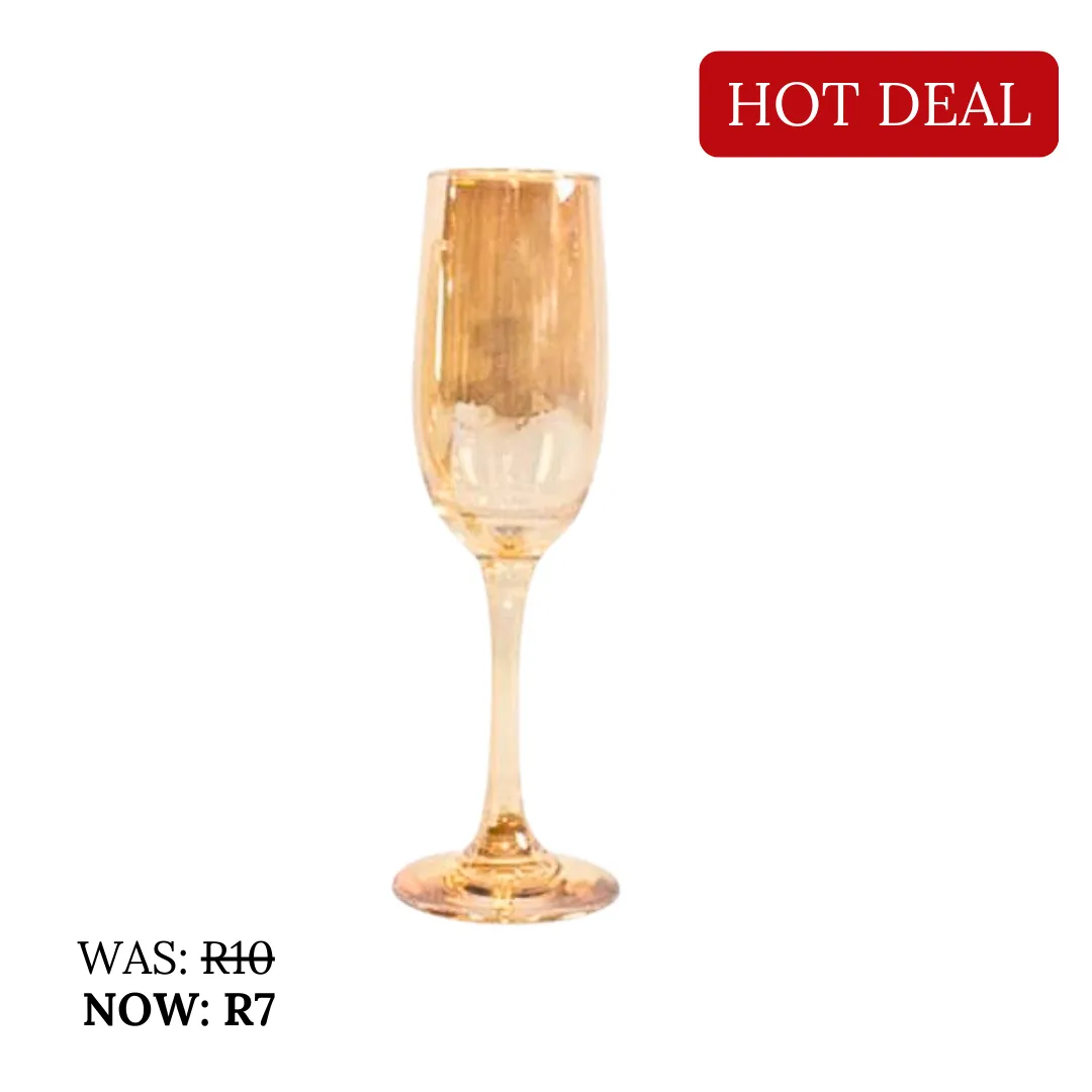 Gold Champagne Glass
