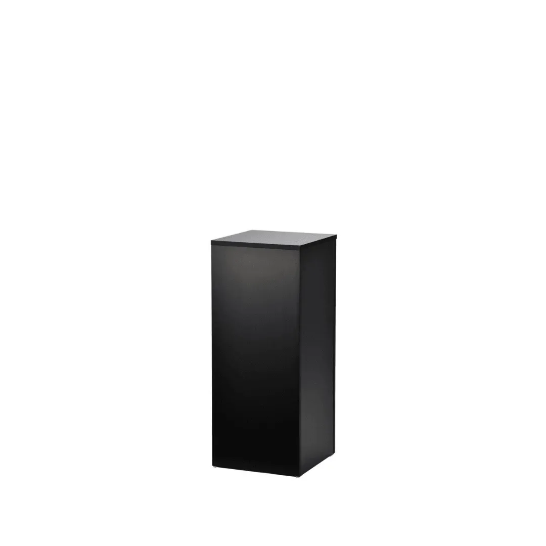 Black Square Plinth 600mm