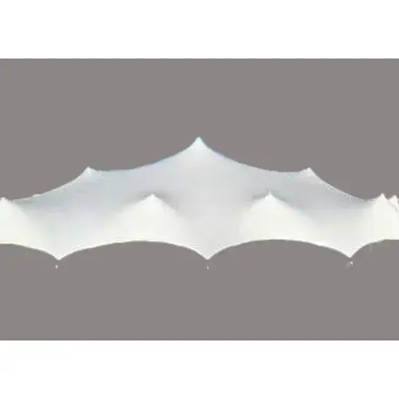 WHITE WATERPROOF STRECTH TENT 6X8