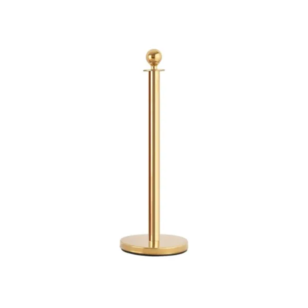 Gold Stanchions Round base