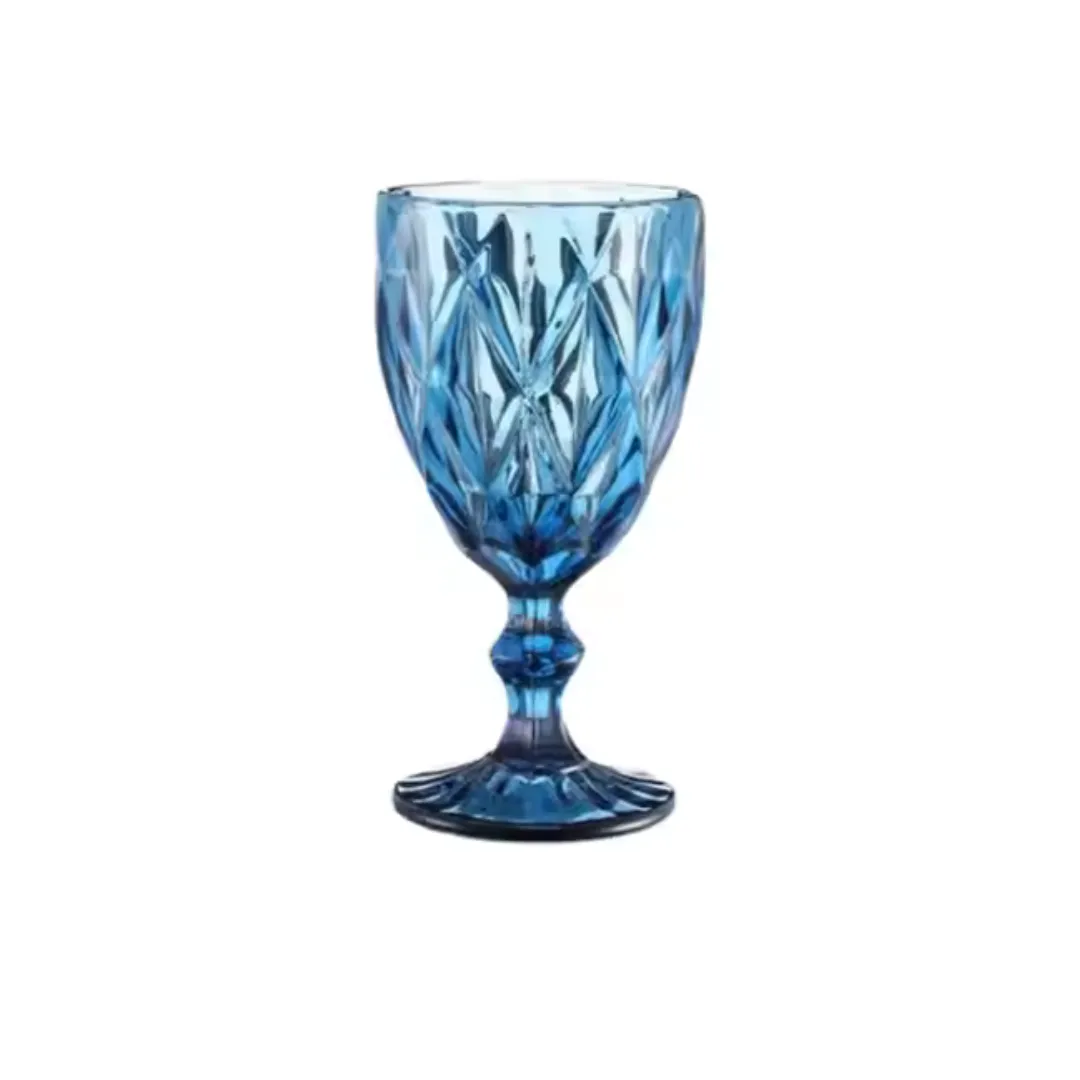 Blue Goblet wine glass