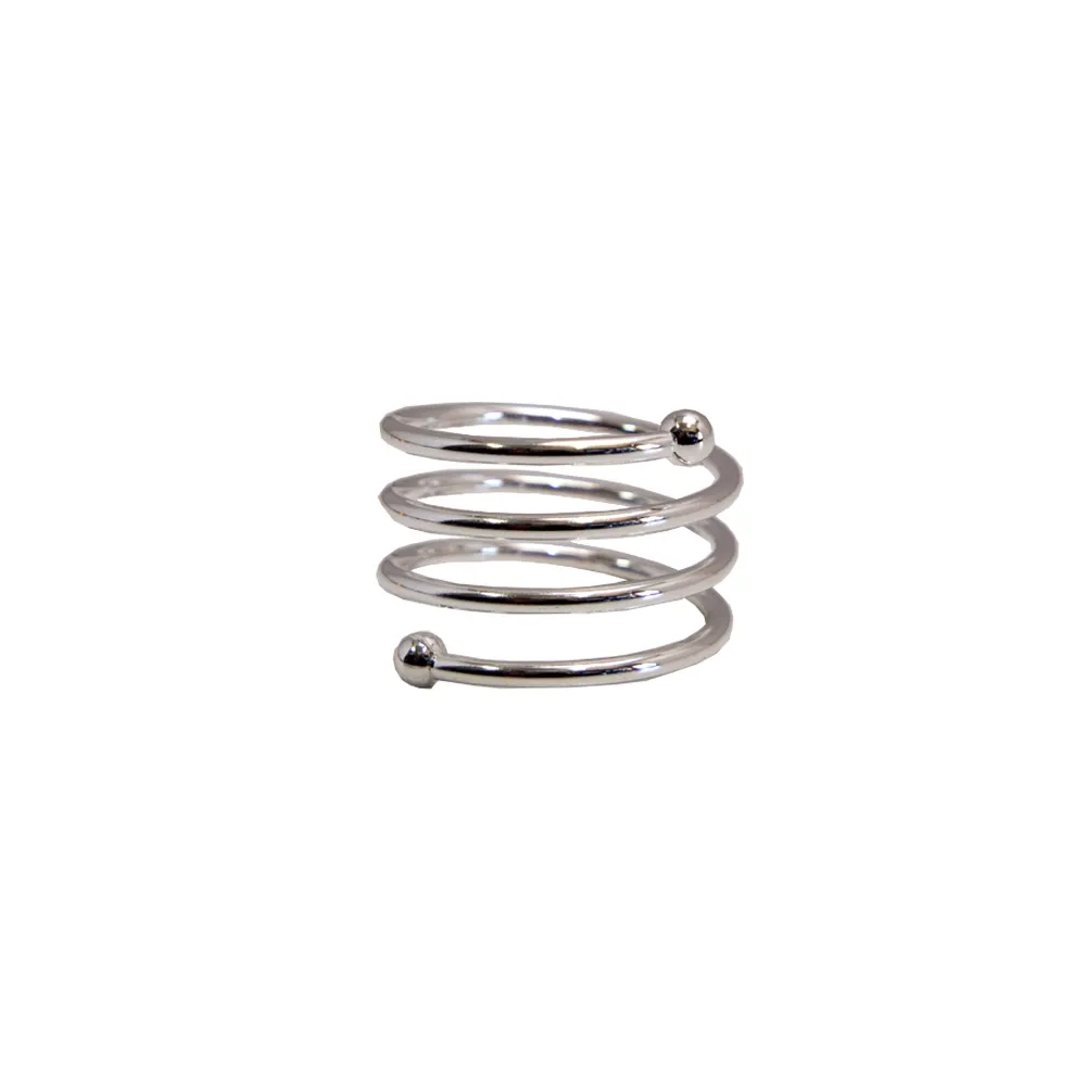 Silver Spiral Napkin Ring 