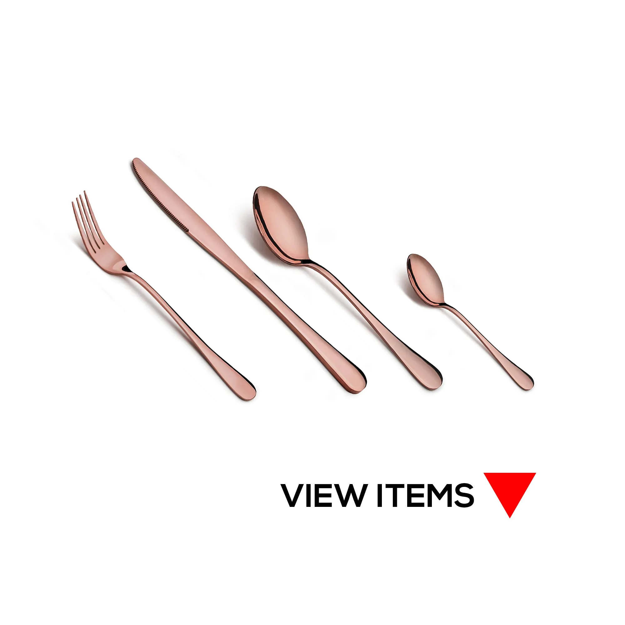 Rose Gold Cutlery
