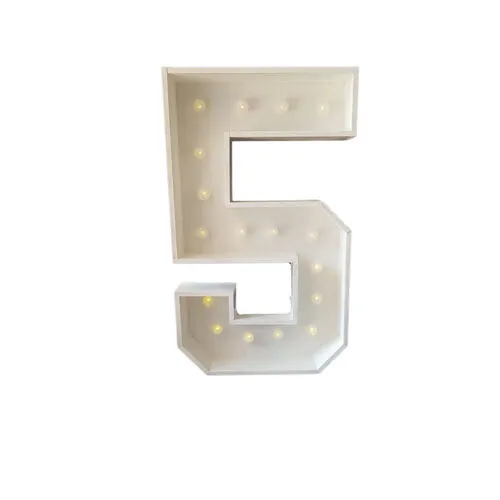 Number 5 Marquee Light (1 meter)