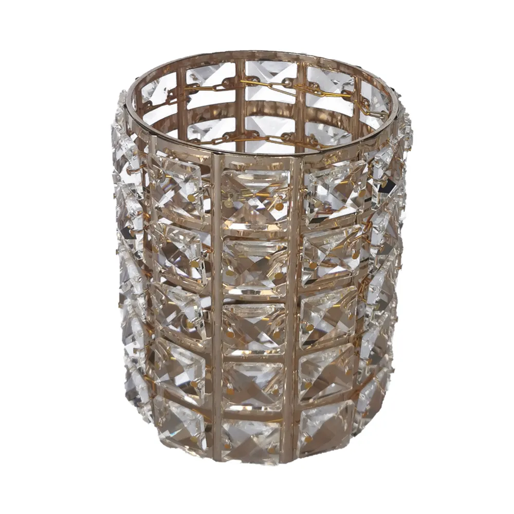 Gold Crystal Votive (15 x 10 cm)