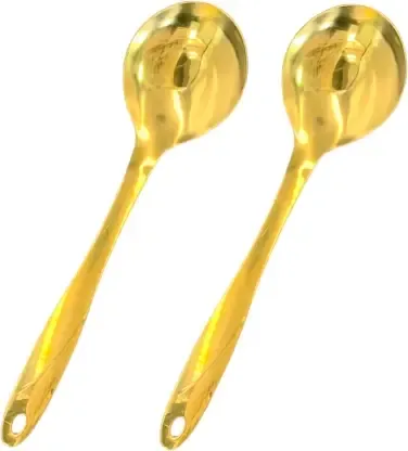 Serving Spoon 26Cm Gold Stainless Steel