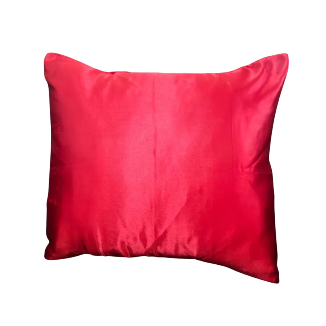 Red Satin Scatter Cushion