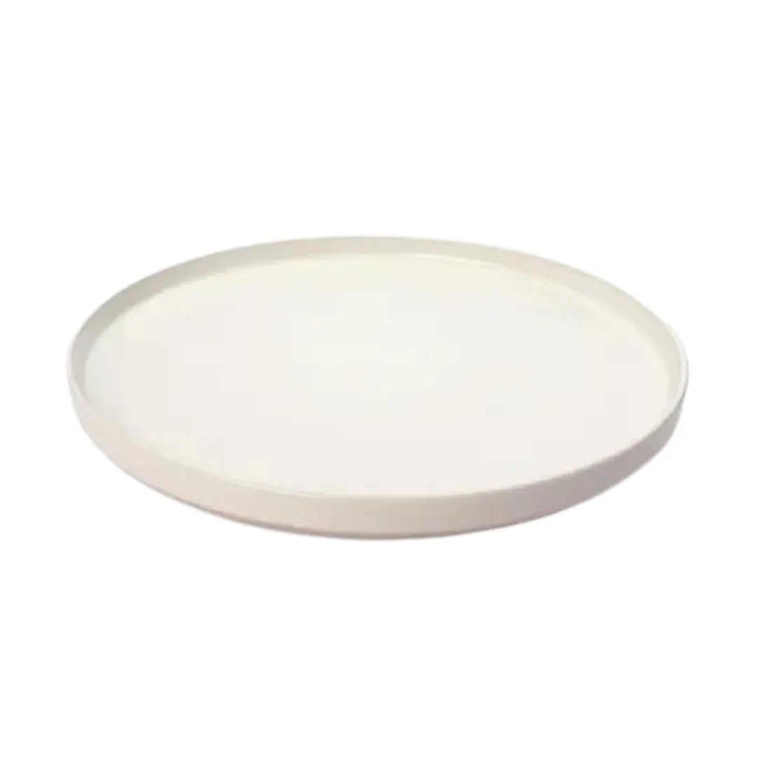 Original White High Rim Dinner Plate 25cm