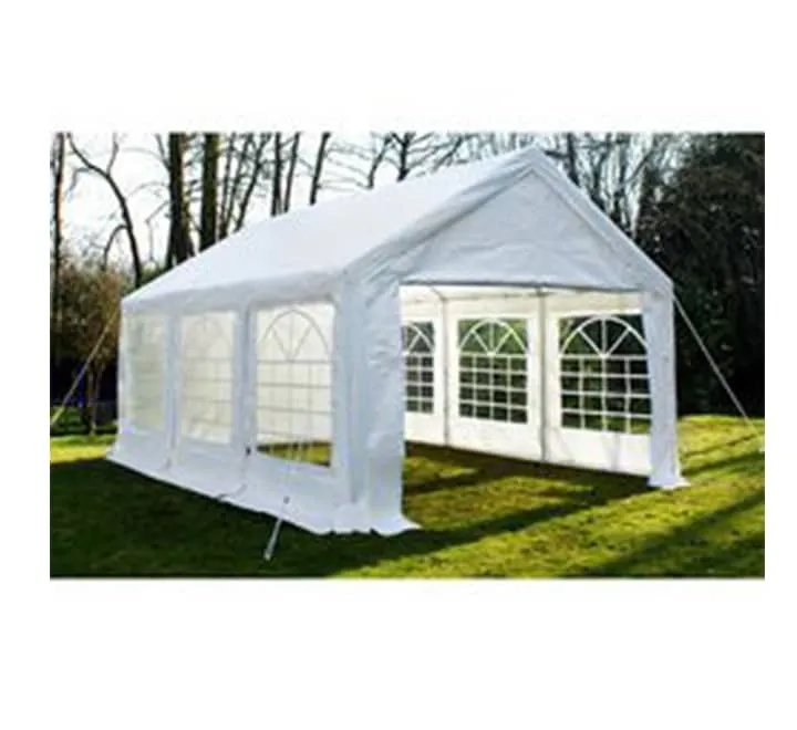 White Frame Tent 3m x 6m WITH SIDES