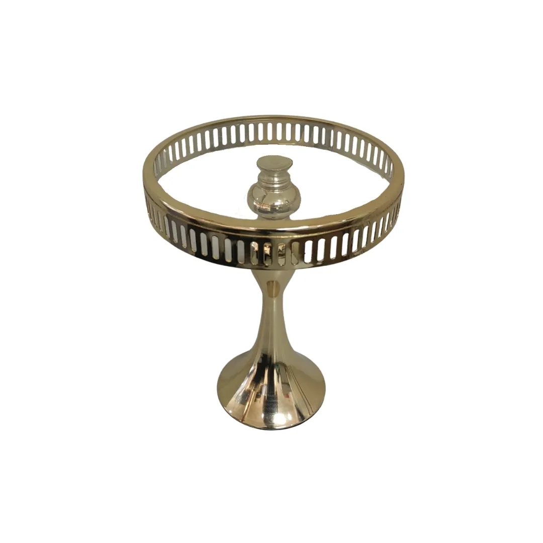Medium Gold Cake Stand W 23cm x H 29cm