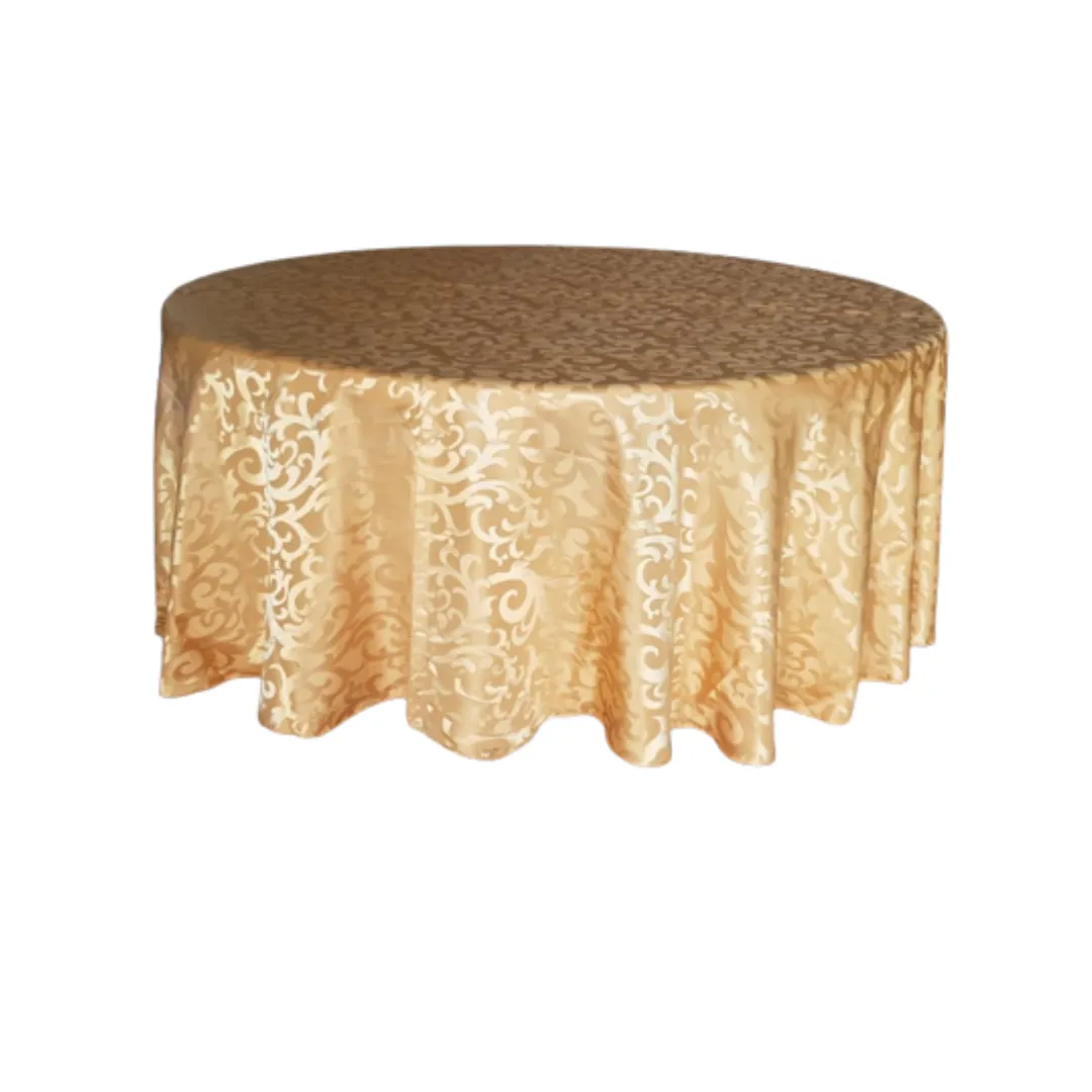 Yellow Round Table Cloth
