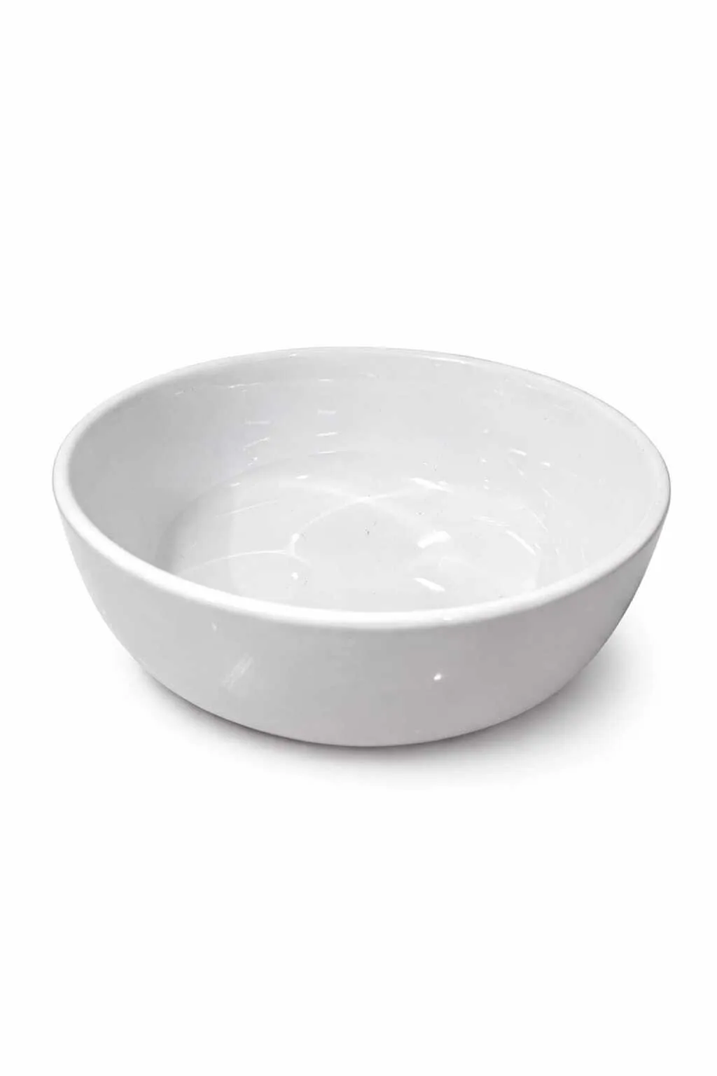 Round White Ceramic Salad bowl