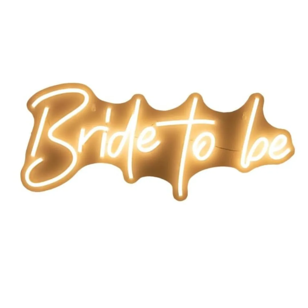 Neon Bride to be sign