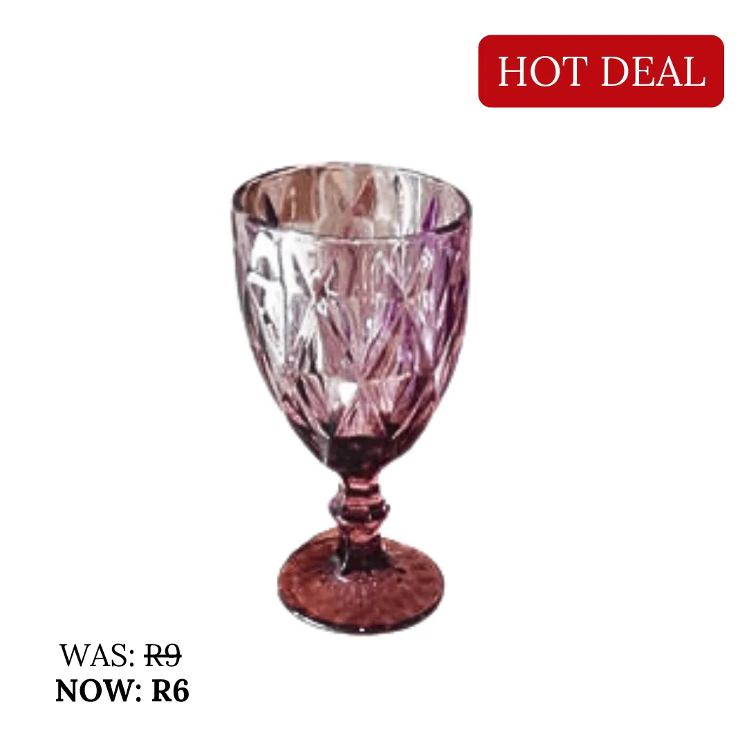 Pink  Wine Goblet 