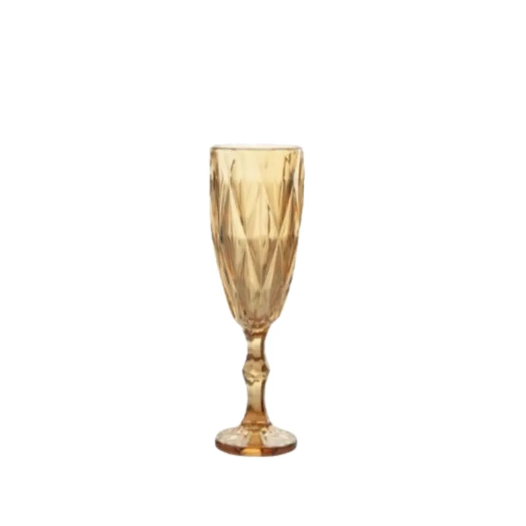 Crystal Gold Champagne Glass